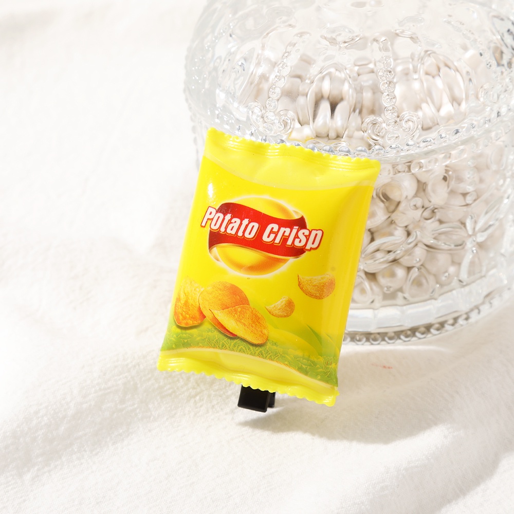 Kẹp Tóc Mái Nhỏ Hình Đồ Ăn Vặt Hoạt Hình Vui Nhộn Cho Bé Gái