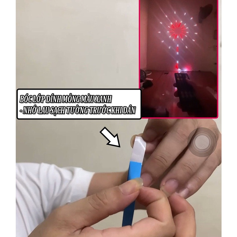 Đèn LED Pháo Hoa size lớn, kết nối bluetooth, hiệu ứng pháo hoa, ánh sáng chân thực. Hàng sẵn