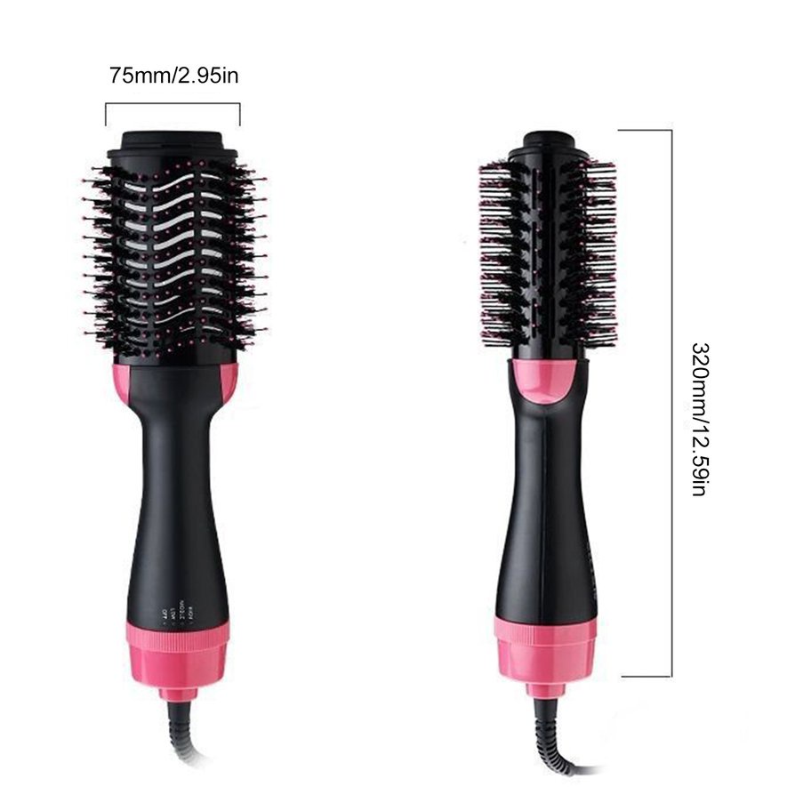 ❤Hair Dryer Hot Air Brush Styler And Volumizer Straightener Curler Comb Roller