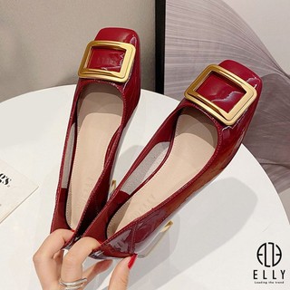 [Quà tặng giáo viên cao cấp sang trọng] Giày nữ cao cấp da thật  ELLY – EGT194
