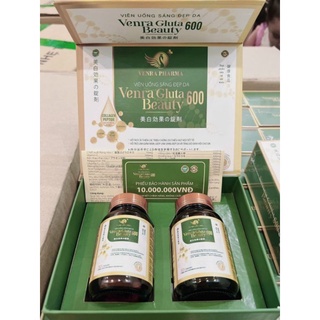 VIÊN UỐNG TRẮNG DA VENRA GLUTA BEAUTY 600, ĐẸP DA, CẢI THIỆN NỘI TIẾT CHỐNG LÃO HÓA