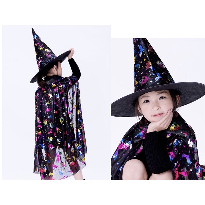 Set choàng Halloween cho bé