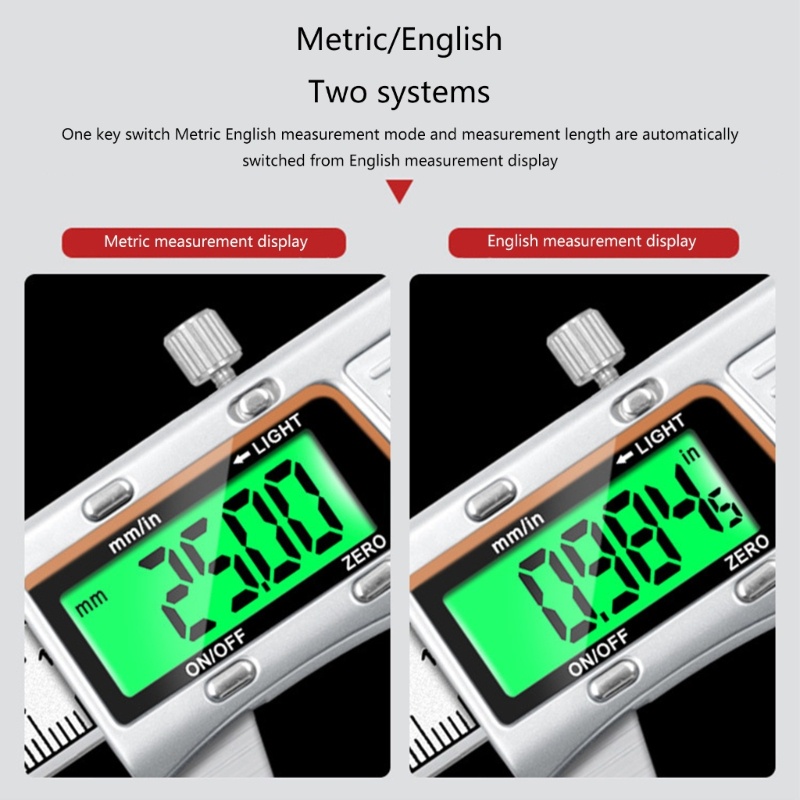 Thước Đo Kỹ Thuật Số Độ Chính Xác Cao 6 Inch Bằng Thép Không Gỉ 0-150mm- Fordus