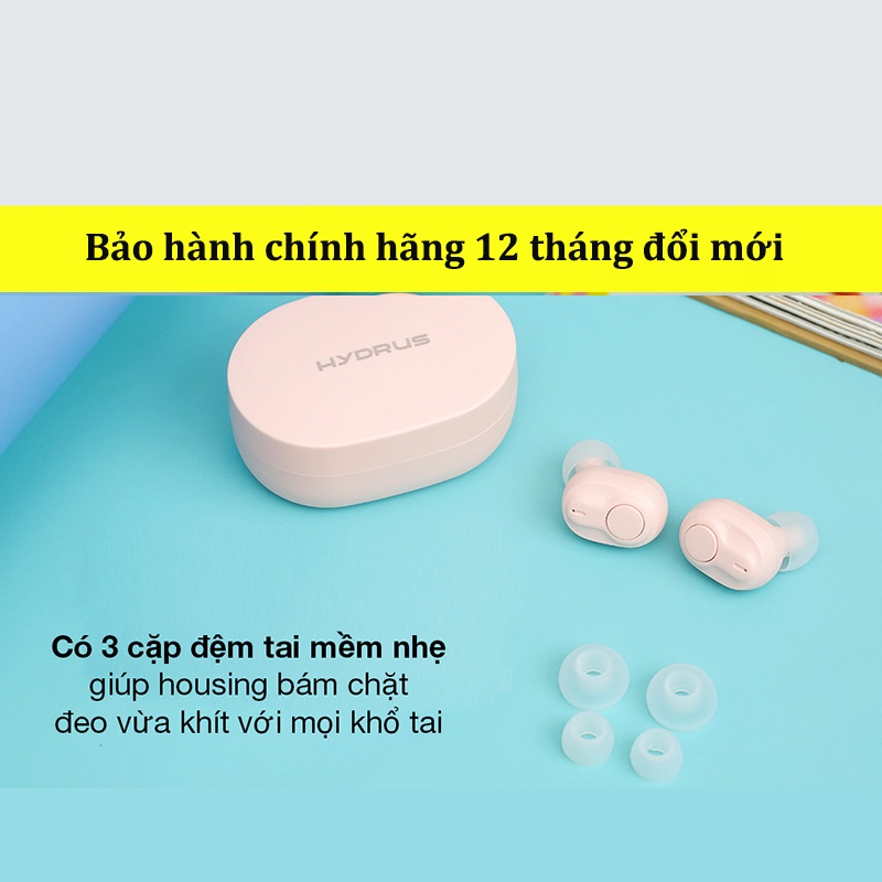 Tai nghe Bluetooth Hydrus TS12BC chính hãng TL7797 BH 12 tháng Noproblemsok