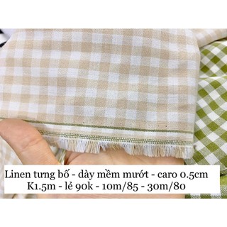 [Vaihoa2015] Vải Linen Tưng Bố Dày <LOẠI 1>