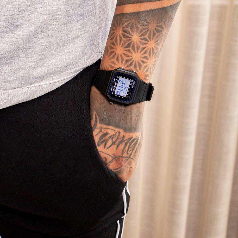 Đồng Hồ Nam Casio W-217H-1AVDF Dây Nhựa - Chống Nước 50m - Pin 7 Năm