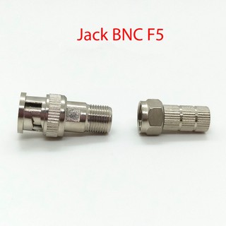 [Combo 10c] Jack BNC F5/BNC Lò Xo loại tốt, Jack tín hiệu chuyên dụng cấp tín hiệu cho camera.