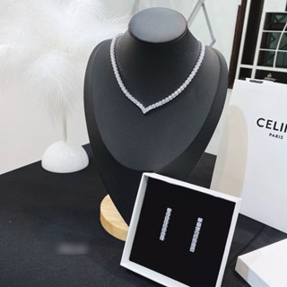 set vòng cổ + khuyên tai cao cấp