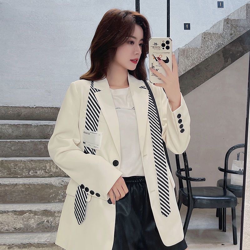Áo Khoác Blazer Nữ Dáng Suông Phong Cách Hàn Quốc Mẫu Mới Mã SZ09D