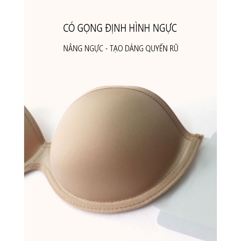 Áo Lót Dán Cotton Đệm Mỏng Có Gọng Nâng Ngực Cao Cấp B512