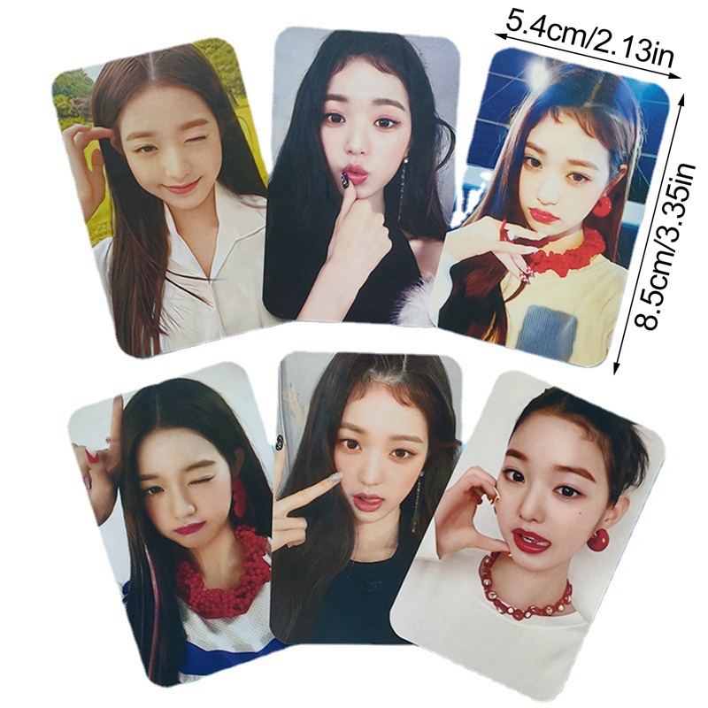 Set 6 thẻ ảnh Lomo hình thành viên nhóm nhạc IVE ELEVEN Kpop mới phù hợp làm quà tặng sưu tập cho người hâm mộ