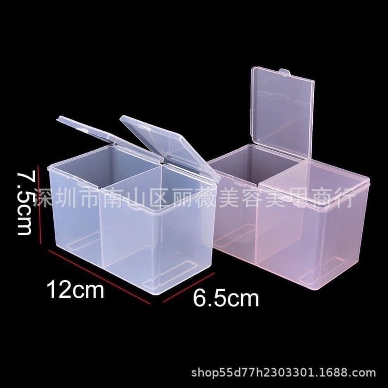 Hộp đựng giấy lau gel 2 ngăn