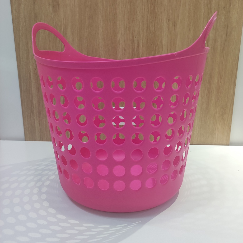 GIỎ NHỰA MỀM HÌNH TRÒN THÁI LAN  PN862 cm. Giao màu ngẫu nhiên.