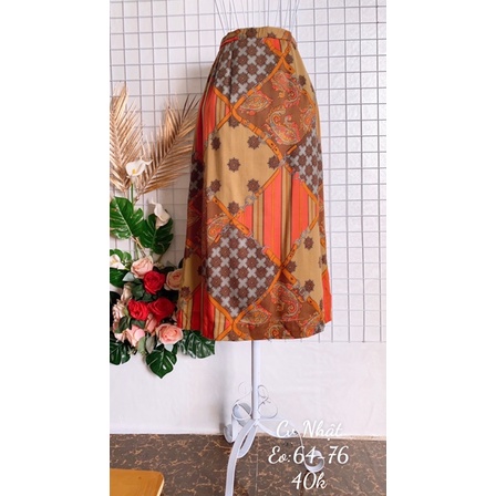 Chân váy dài kiểu vintage