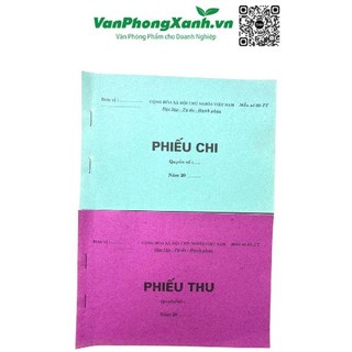 Phiếu Thu, Chi, Xuất, Nhập kho 1 liên A5 (Bãi bằng)
