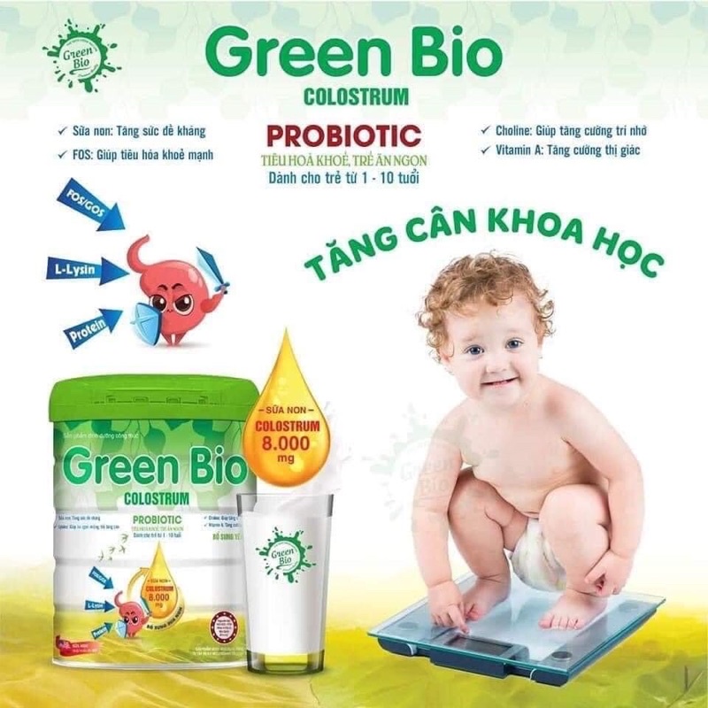 Sữa bột Green Bio Colostrum (dành cho trẻ từ 0-12tháng)