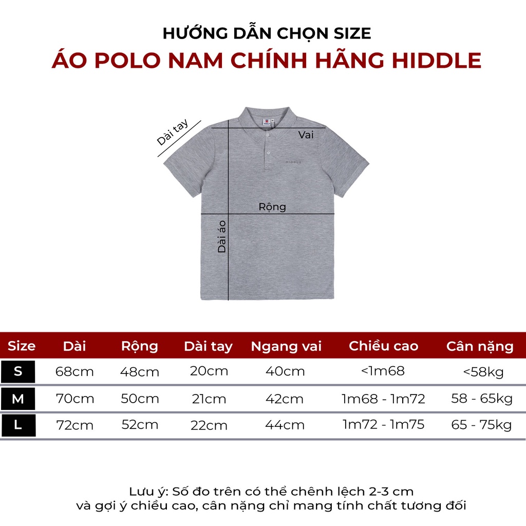 Áo polo nam cao cấp vải cá sấu cotton co giãn phối kẻ sọc Hiddle | H7-T1