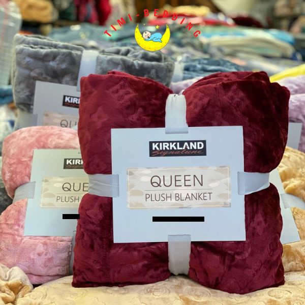 Chăn queen kirkland blanket lông tuyết chính hãng, cao cấp kích thước 200 x 230 cm, nặng 2kg – Timibedding