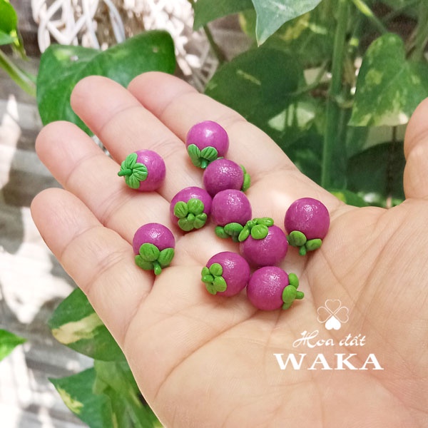 Mô hình Trái Măng Cụt Mini- Rau Củ Quả Mini 1/12