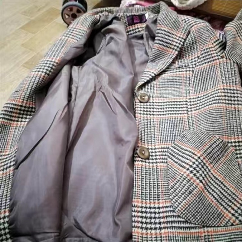 Áo vest dạ kẻ 2 lớp trung niên bigsize 80 kí lô