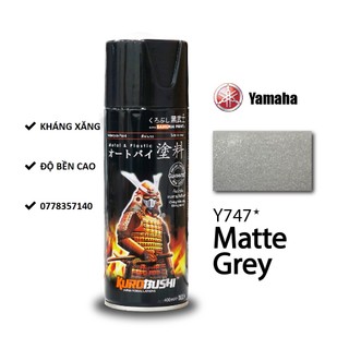 Y747 sơn xịt samurai màu xám mờ