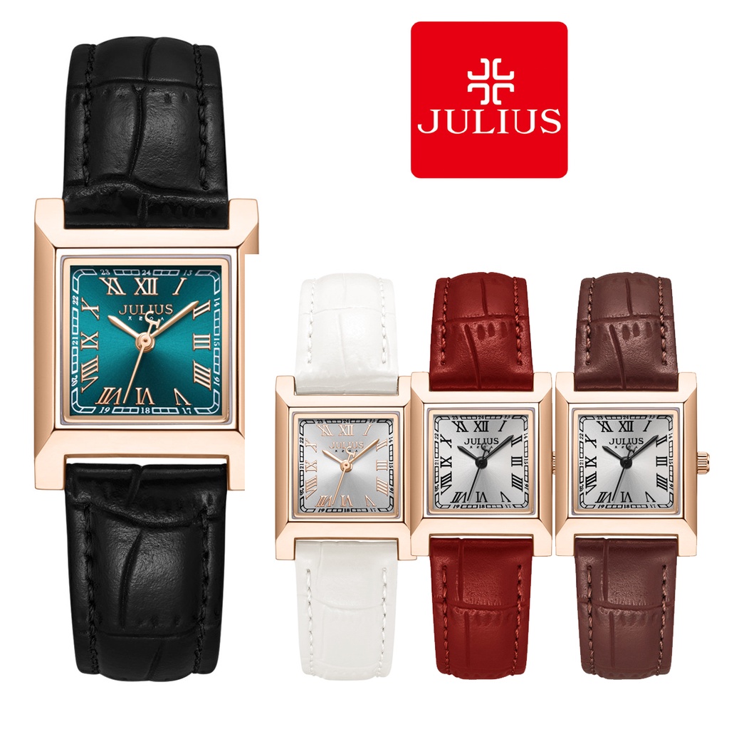 Đồng hồ nữ Julius JA-1369 dây da | Julius Official
