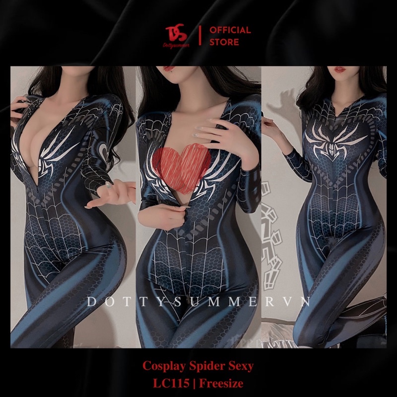 (Nhiều Mẫu) Cosplay Đồ Hoá Trang Người Nhện Spider Woman