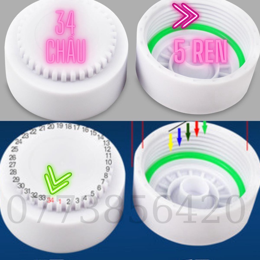 Linh phụ kiện máy lọc nước ro gồm nắp đậy lõi, lõi lọc số 1,2,3,4, máy bơm thay thế cho các hãng Gali, Karofi, Aqua