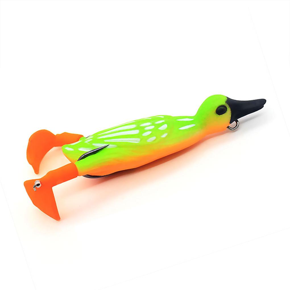 Mồi Câu Cá Giả Bằng Nhựa Hình Vịt 3D Cỡ Lớn 9 5cm 12g