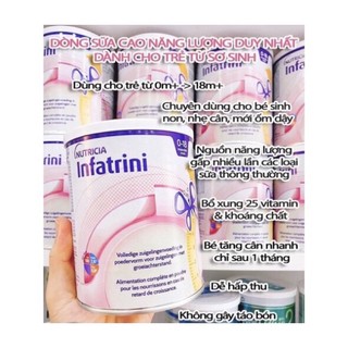Sữa béo cao năng lượng infatrini đức 0-18m 400gr