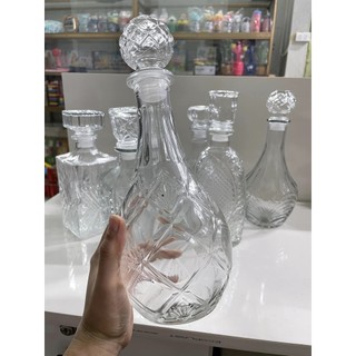 BÌNH ĐỰNG RƯỢU PHA LÊ THỦY TINH