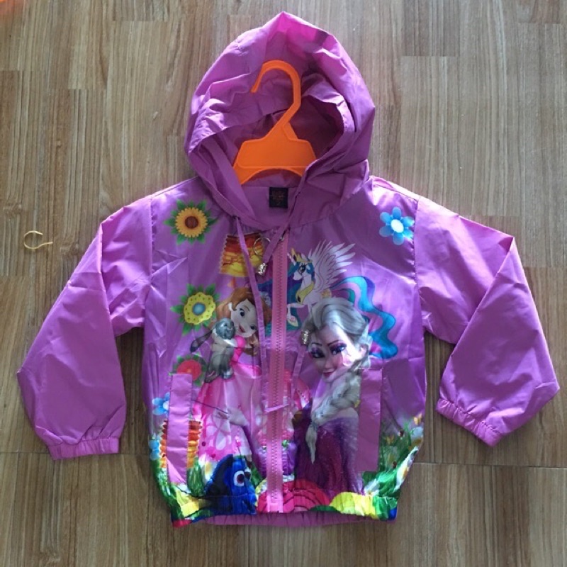 Áo khoác gió elsa bé gái