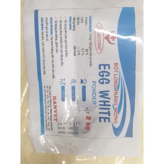 Bột lòng trắng trứng 1kg làm bánh và cho dân tập gym