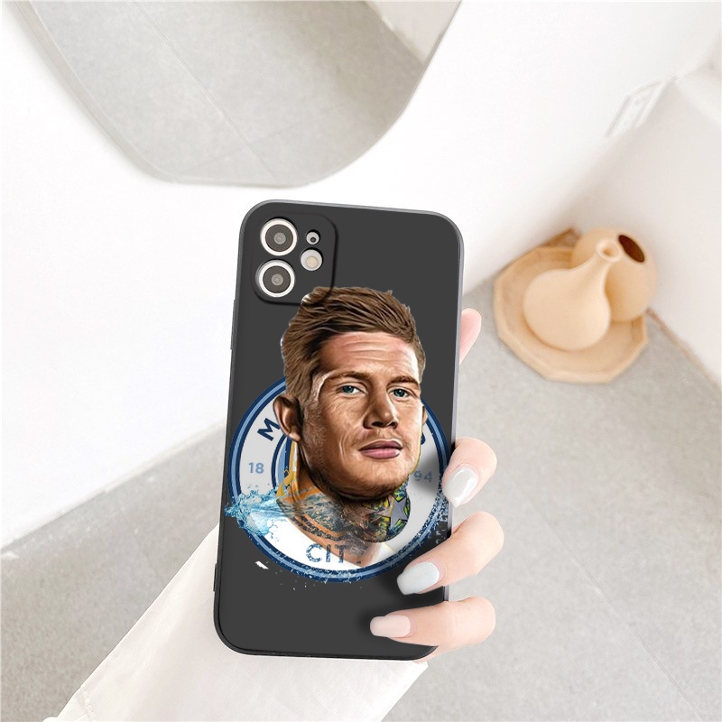 Ốp vuông iphone Bóng đá Kevil debruyn bảo vệ cam 6/6splus/7/7plus/8/8plus/x/xr/xs/11/12/13/14/pro/max/plus/pro