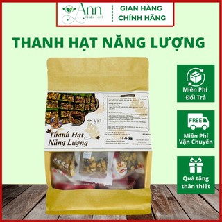 Granola bar thanh hạt năng lượng siêu hạt ăn kiêng thơm giòn ngon giảm cân eat clean 300gr Ann Healthy Food