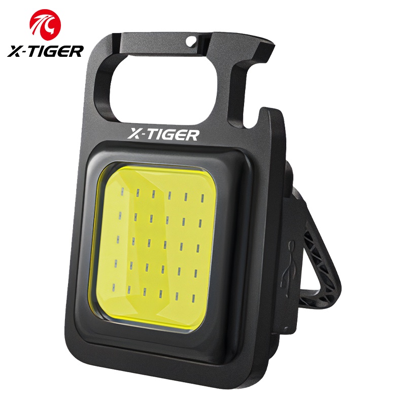 Đèn LED COB X-TIGER Mini Đa Năng Có Thể Sạc Lại Kèm Móc Khóa Tiện Dụng