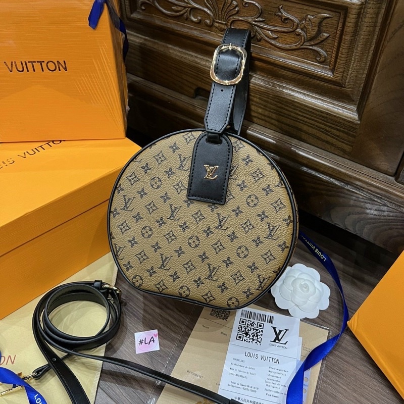 Túi nữ quai xách đeo chéo cốp tròn 3 màu  FULLBOX