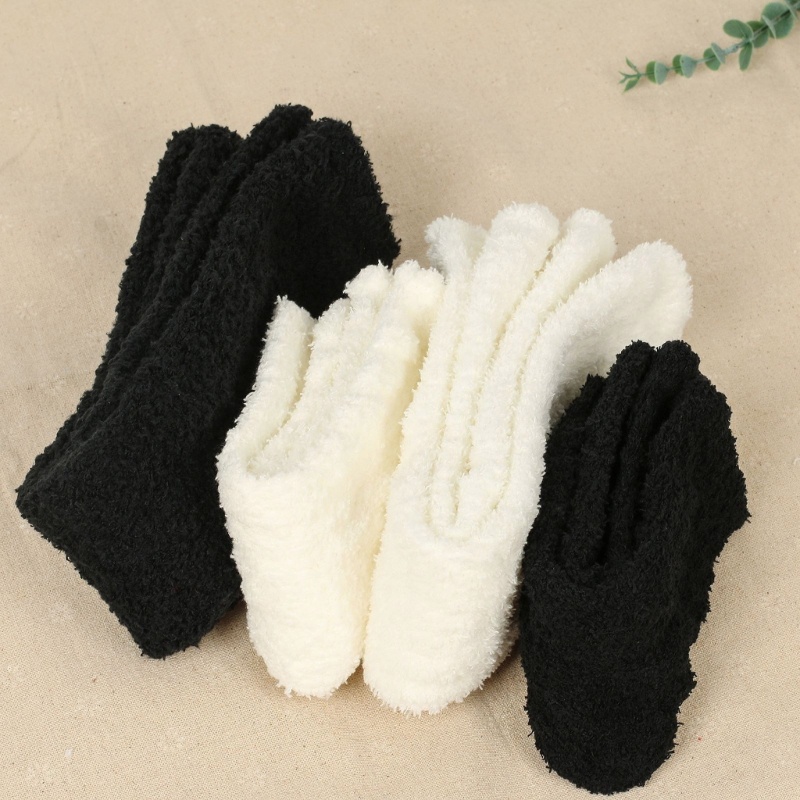 XIXI Tất Lông Cừu San Hô Giữ Ấm Mùa Đông Cho Nữ