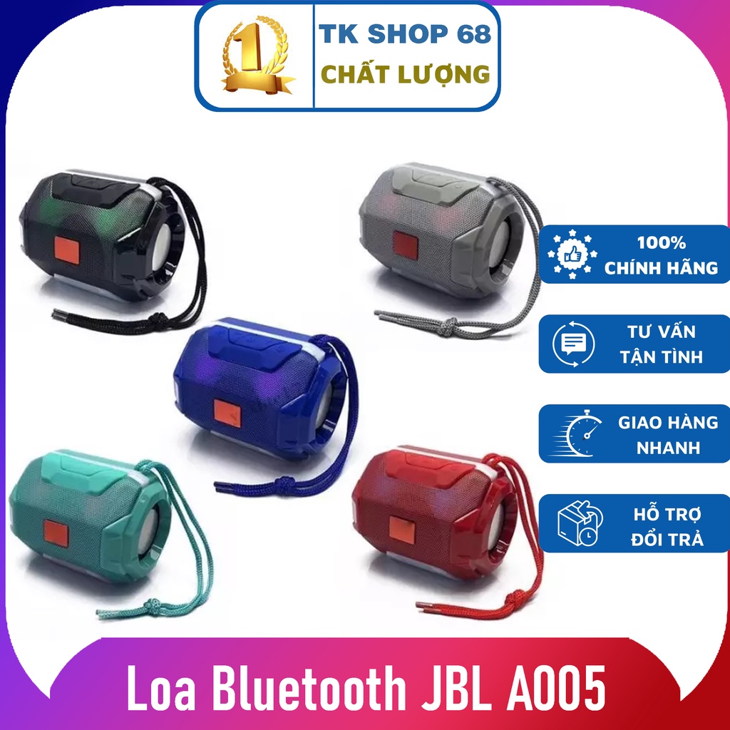 Loa Bluetooth JBL A005 Cao Cấp - Đèn led 7 màu 2 loa bass cực căng, thiết kế nhỏ gọn, mẫu mã tinh tế.