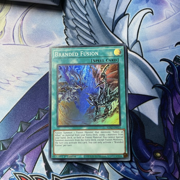Thẻ bài YUGIOH - Branded Fusion - SDAZ-EN021 - Super Rare 1st Edition - Normal Spell