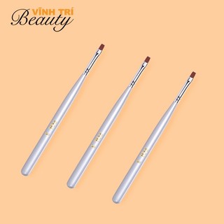 Cọ Bản Ngang FOL Chính Hãng – Số 1/3/4/5, lông mềm, cán gỗ 15.5cm