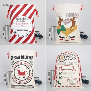 Christmas Gift Bag Party Xmas Bag Pouch Xmas Bag Christmas Bag-Personalised