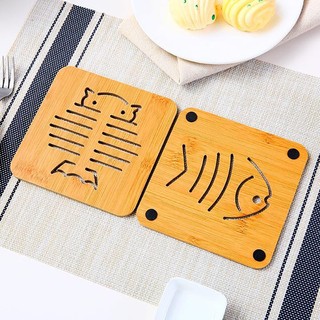 Miếng lót nồi gỗ cách nhiệt