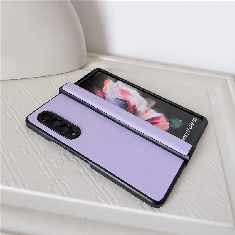 Ốp Điện Thoại Màu Trơn Cho Samsung Galaxy Z Fold 3 4 5G