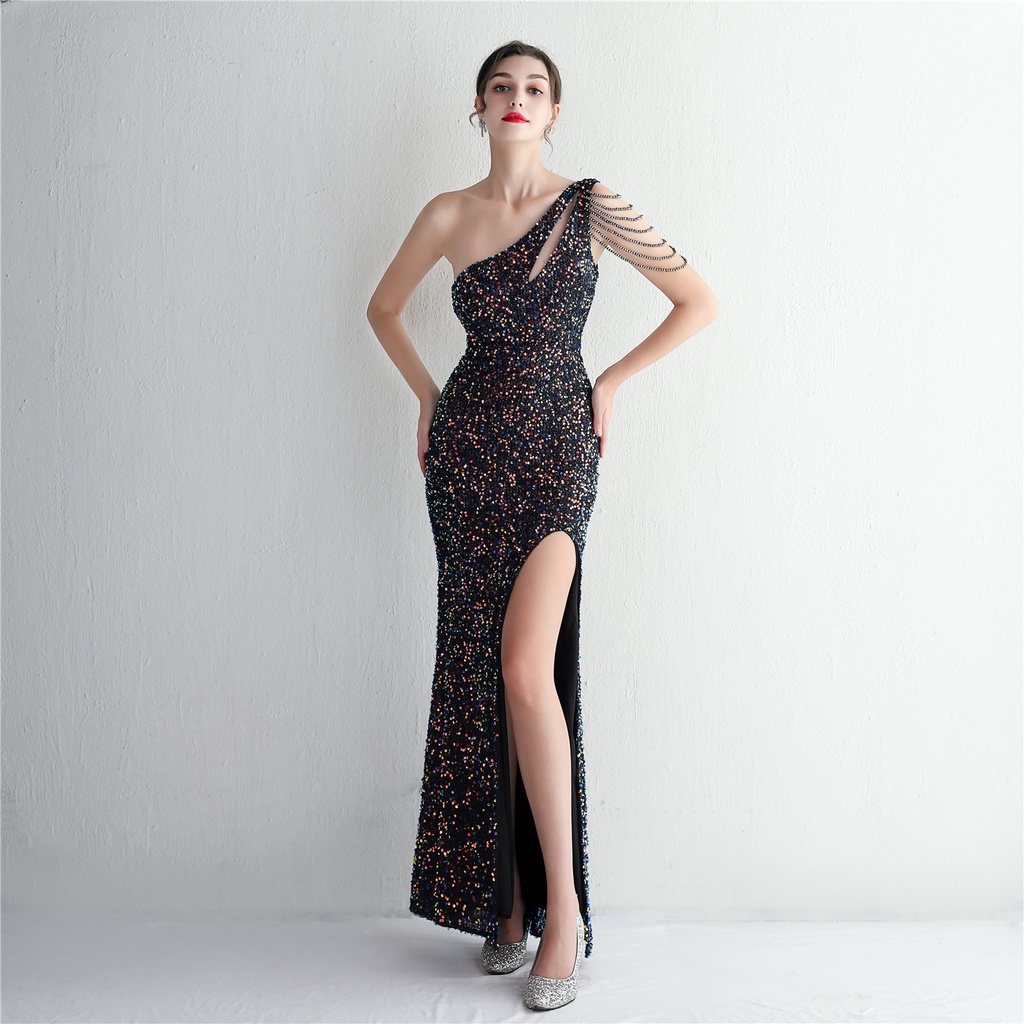 Đầm maxi Dự Tiệc Trễ Vai Sang Trọng Cho Nữ