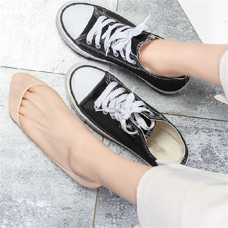 1 Đôi Vớ Cotton Mỏng Mềm Mại Chống Trượt Thời Trang Mùa Hè Dành Cho Nữ Mang Giày Cao Gót