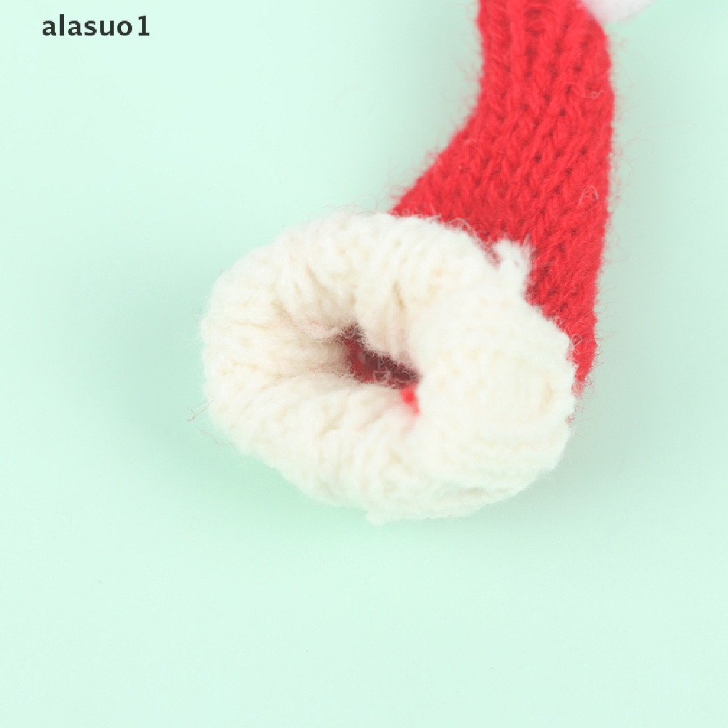 Set 2 Khăn Choàng / Nón Giáng Sinh Mini Trang Trí Cho Nhà Búp Bê