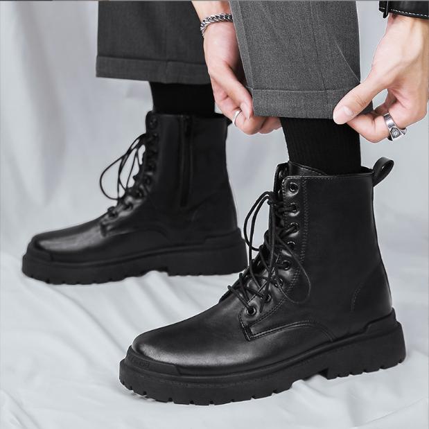 Giày Boot Nam Cổ Cao Khóa Kéo GN395 - GN368