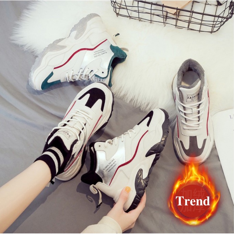 Giày Thể Thao Nữ , Giày Ulzzang Phong Cách Hàn Quốc , THời Trang Cao Cấp - Miami Store NBY16