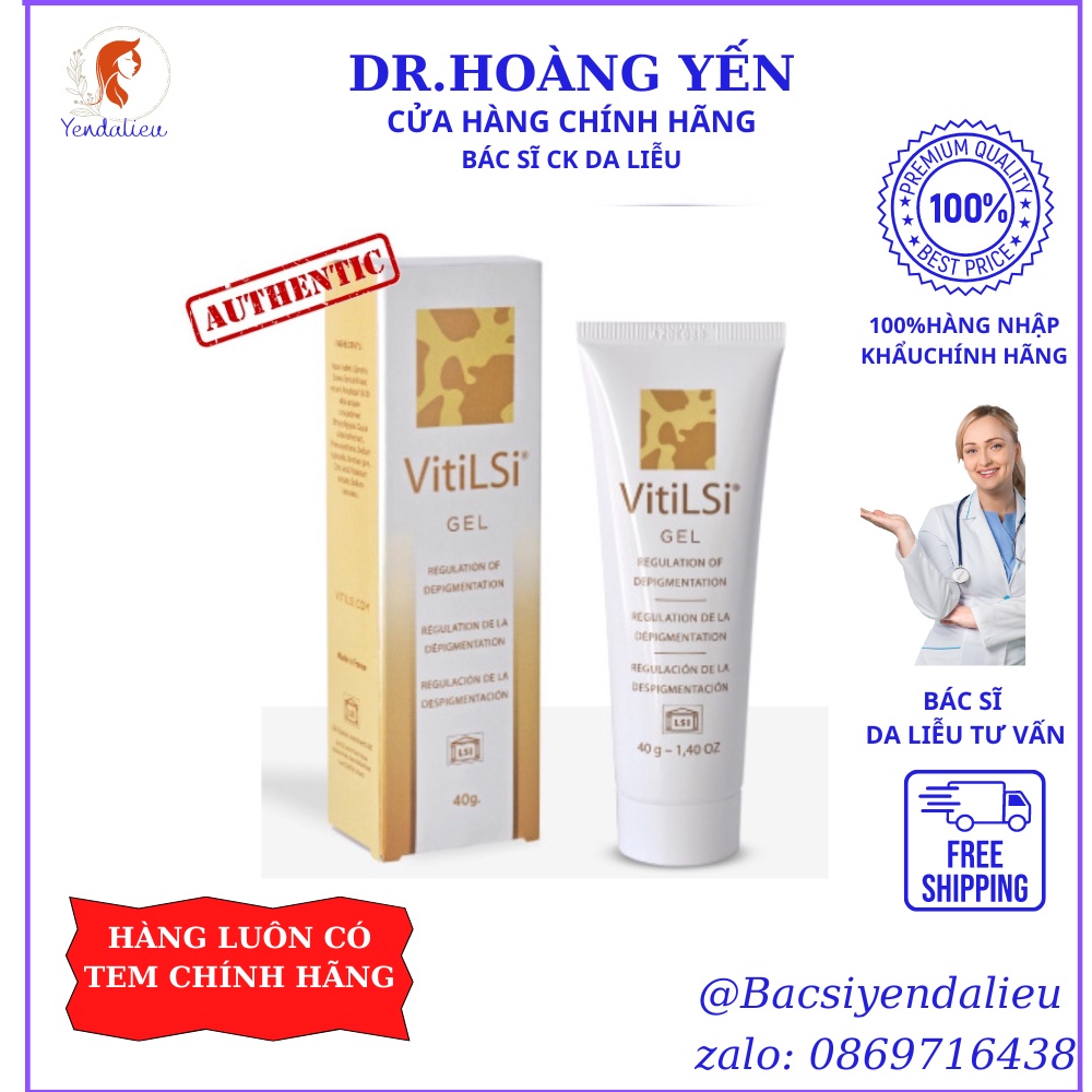 GEL DƯỠNG ẨM VITILSI 15G HỖ TRỢ TÁI TẠO SẮC TỐ DA - CHÍNH HÃNG PHÁP - bs Hoàng Yến
